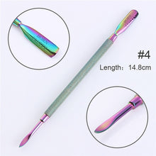 Load image into Gallery viewer, BORN PRETTY Chameleon Rainbow Nail Cuticle Pusher Clipper - Proxy Nail Polish