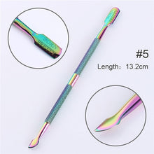 Load image into Gallery viewer, BORN PRETTY Chameleon Rainbow Nail Cuticle Pusher Clipper - Proxy Nail Polish