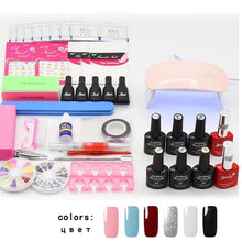 Load image into Gallery viewer, Jewhiteny UV LED LAMP Dryer &amp; 6 Color Nail Polish Set - Proxy Nail Polish