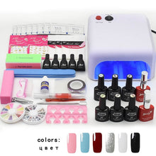 Load image into Gallery viewer, Jewhiteny UV LED LAMP Dryer &amp; 6 Color Nail Polish Set - Proxy Nail Polish
