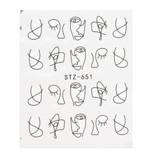 Load image into Gallery viewer, 1 Sheet Water Nail Art Stickers - Proxy Nail Polish