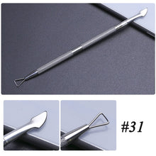 Load image into Gallery viewer, 17 Type Stainless Steel Cuticle Pusher Manicure / Pedicure - Proxy Nail Polish